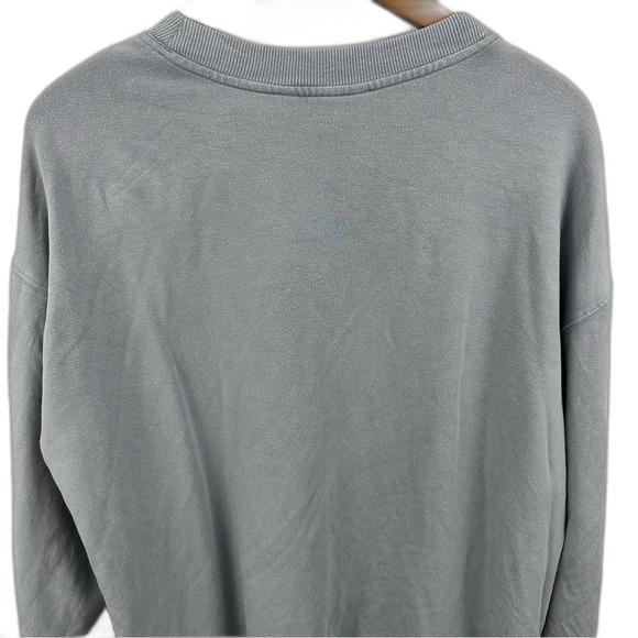 Athleta Baby Blue Balance Henley Sweatshirt Size Large - Picture 14 of 15